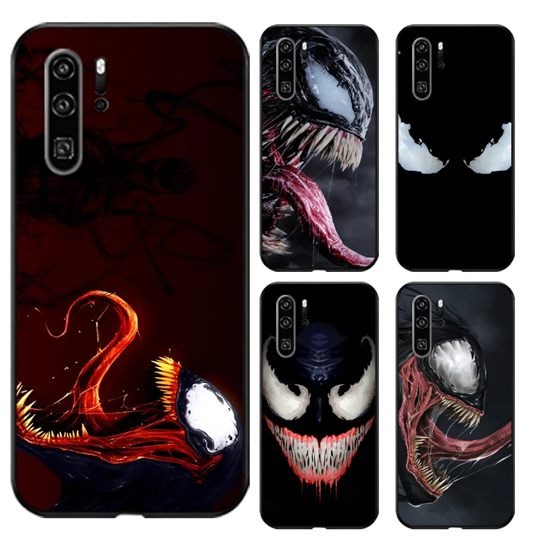 

Marvel Venom Phone Cases For Huawei Honor P20 P20 Lite P20 Pro P30 Lite Huawei Honor P30 P30 Pro Carcasa Back Cover Funda Coque
