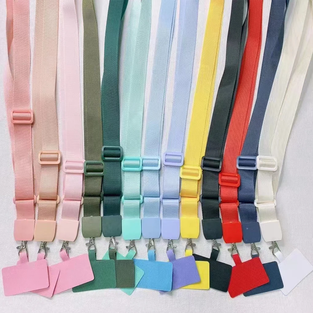 

Universal Phone Lanyard Crossbody Patch Adjustable Cellphone Neck Hanging Rope Neckband Strap Smartphone