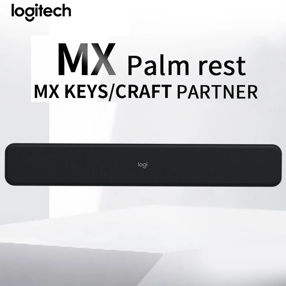 

Logitech MX Palm Rest MX Keys/Craft Partner Comfortable Durable Anti-Slip Keyboard Wrist Rest Pad For Office Gaming PC Laptop