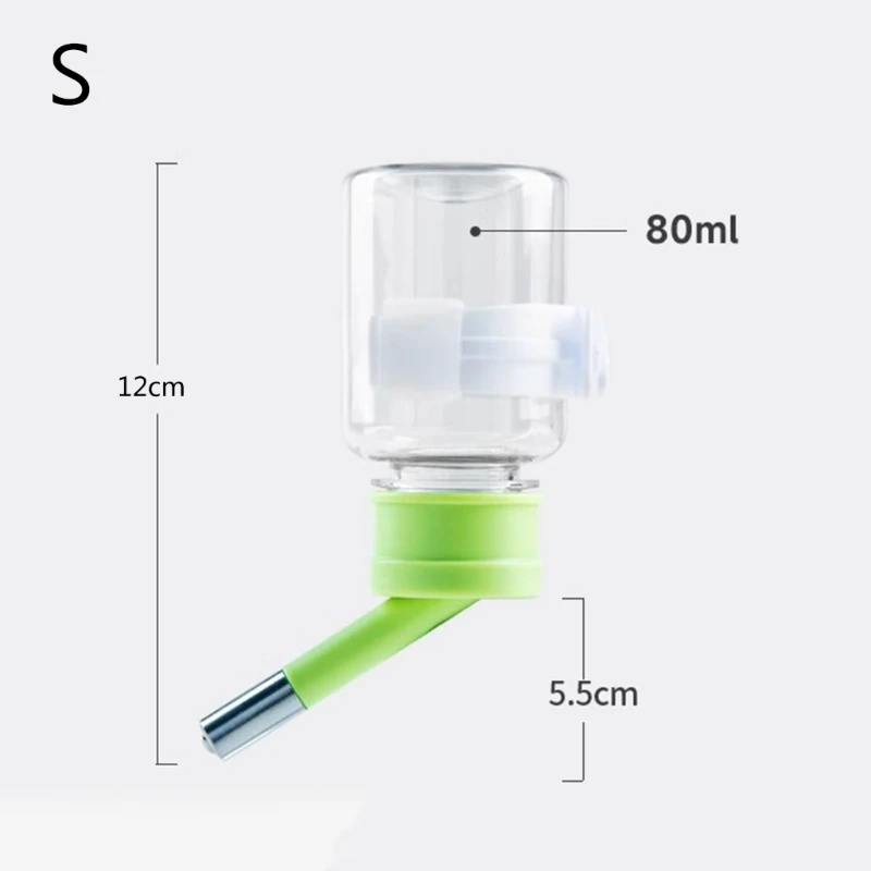 

Automatic Small Pets Water Bottle NonMess Water Feeding Bottle with Bead Head Drop shipping