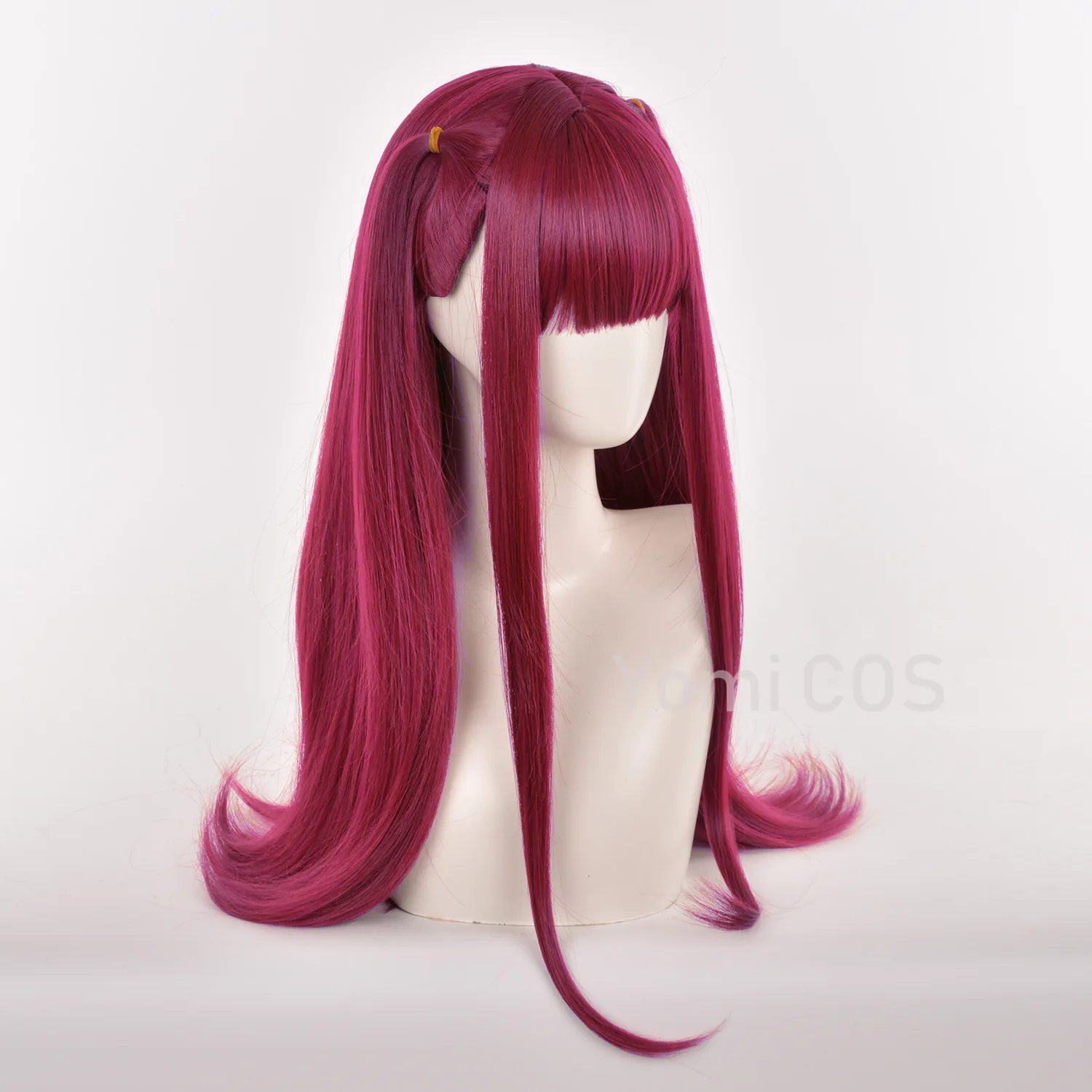 Косплей парик Anime My Dress Up Darling Rizu Kyun красный волосы с эльфийскими ушами Китагава Марин Дьявольский парик из синтетических волос.