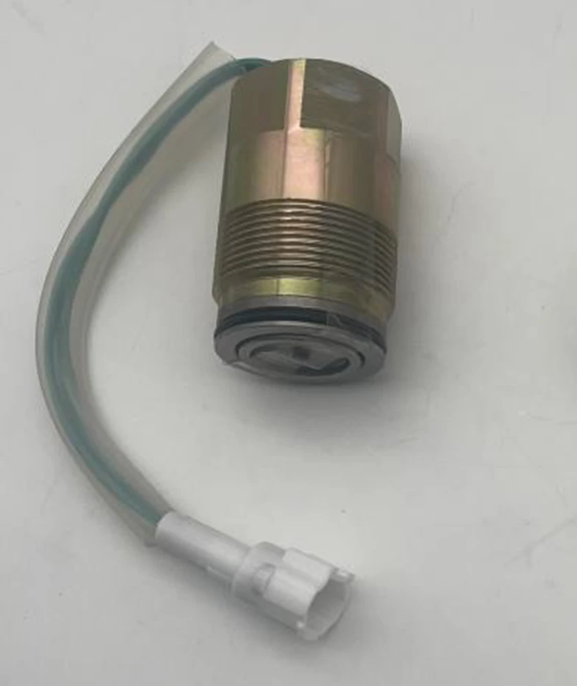 Fast Free shipping! Excavator hydraulic solenoid valve 2436R884F1 SK200-1 solenoid valve with plug  for Kobelco Kobelco SK200-1