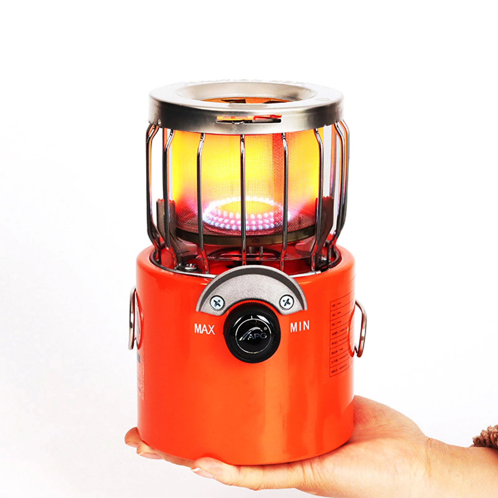 

Outdoor Heater Stove 2000W Portable Mini Gas Heater Camping Stove Heating Cooker for Cooking BBQ Backpacking Ice Fishing Hiking