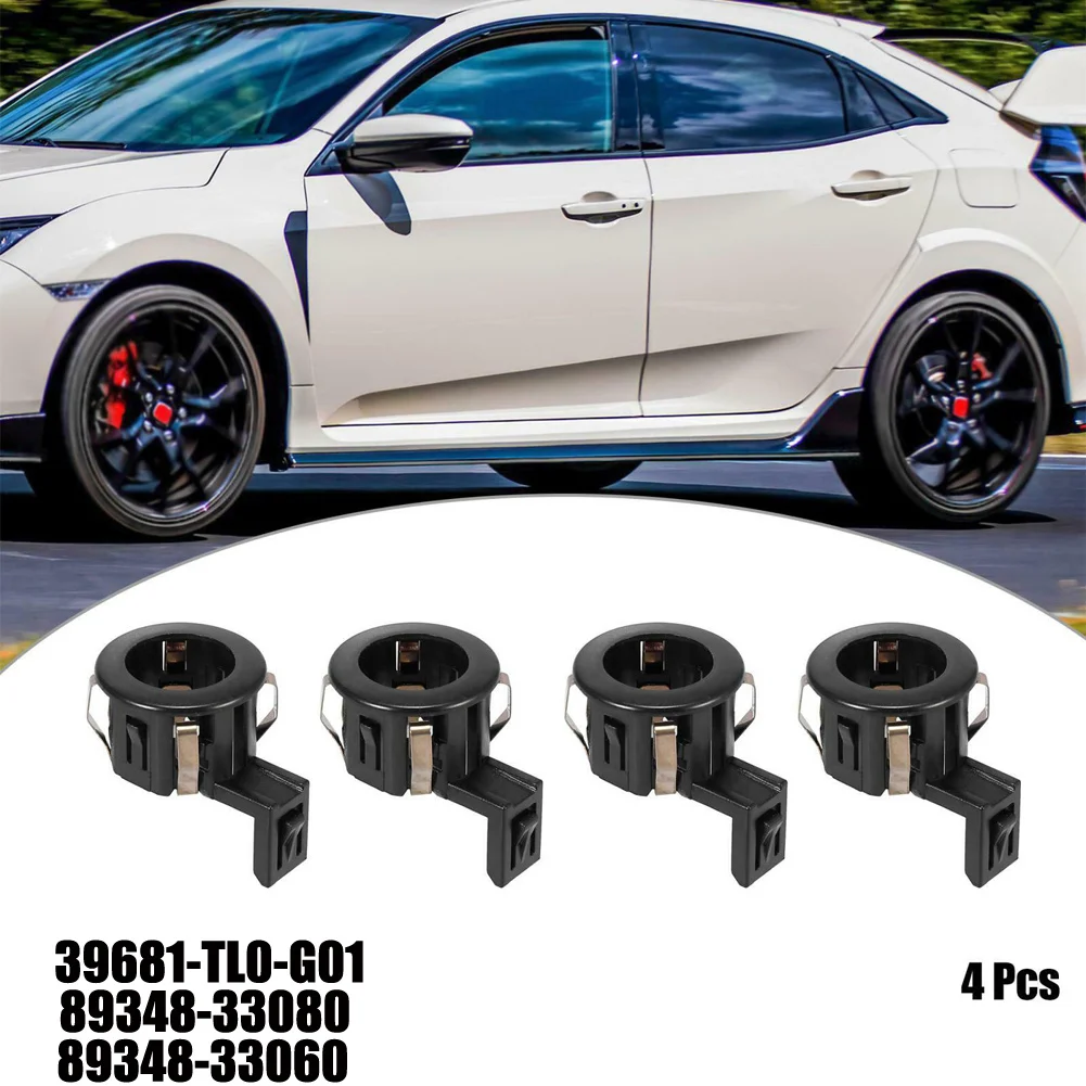 

4pcs/set Parking Sensor Retainer For Acura ZDX For Honda Odyssey Pilot 39681-TL0-G01,89348-33080,89348-33060 Interior Accessorie
