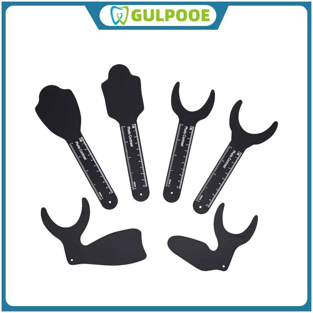 GULPOOE 1 шт. стоматологическая ортодонтическая доска с черным фоном контрастная для