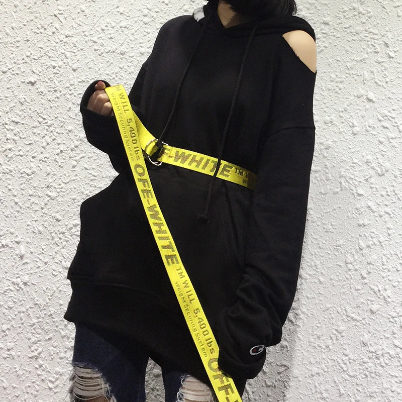 Ремень тканевый с надписью для мужчин и женщин модный пояс из сплава двойным