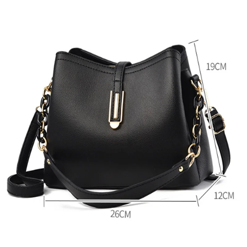 Fashion Luggage &Bags Women's Handbags CrossbodyNEW Simple Luxury Casual Shell Mini Satchel Black  Ladies Bolsos