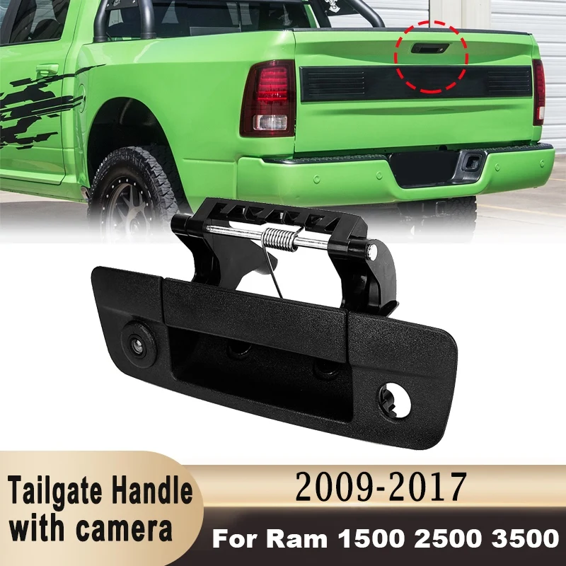 

Car Parking Camera Rearview Image Reverse Handle Tailgate Backup Camera For Dodge Ram 1500 2500 3500 Pickup