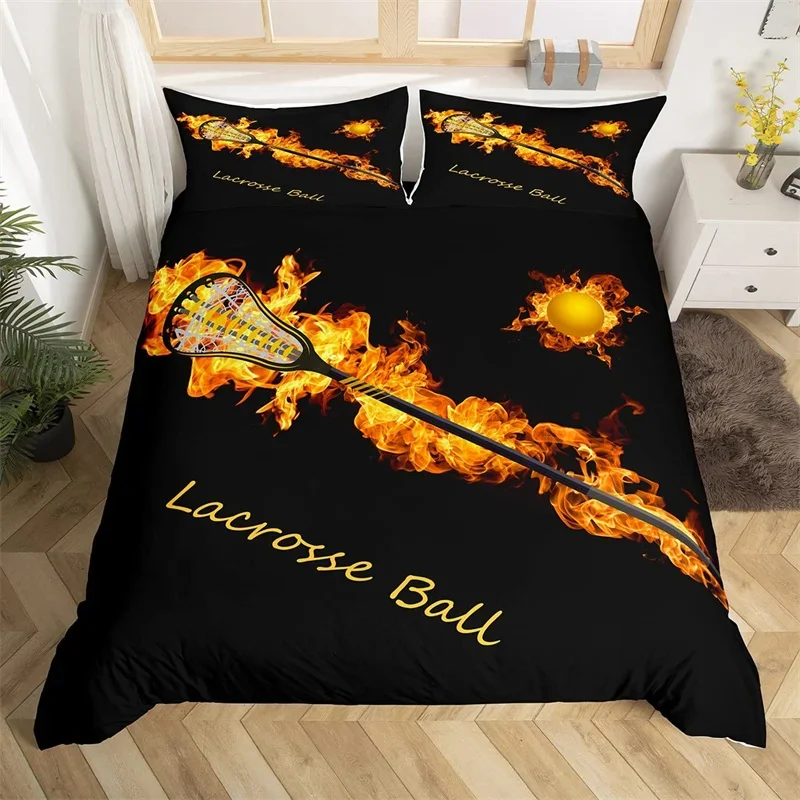 Комплект постельного белья из микрофибры с пододеяльником и мандалой