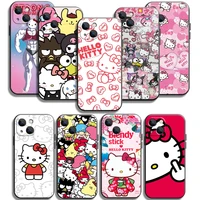 takara tomy hello kitty phone cases for iphone 11 12 pro max 6s 7 8 plus xs max 12 13 mini x xr se 2020 back cover coque