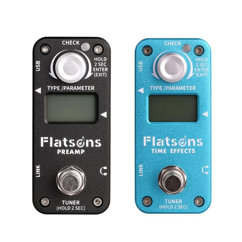 

Guitar Pedals Multi Effects Multifunctional Guitar Effect Pedal Aluminum Alloy Distortion Guitar Pedal With LED Indicator USB