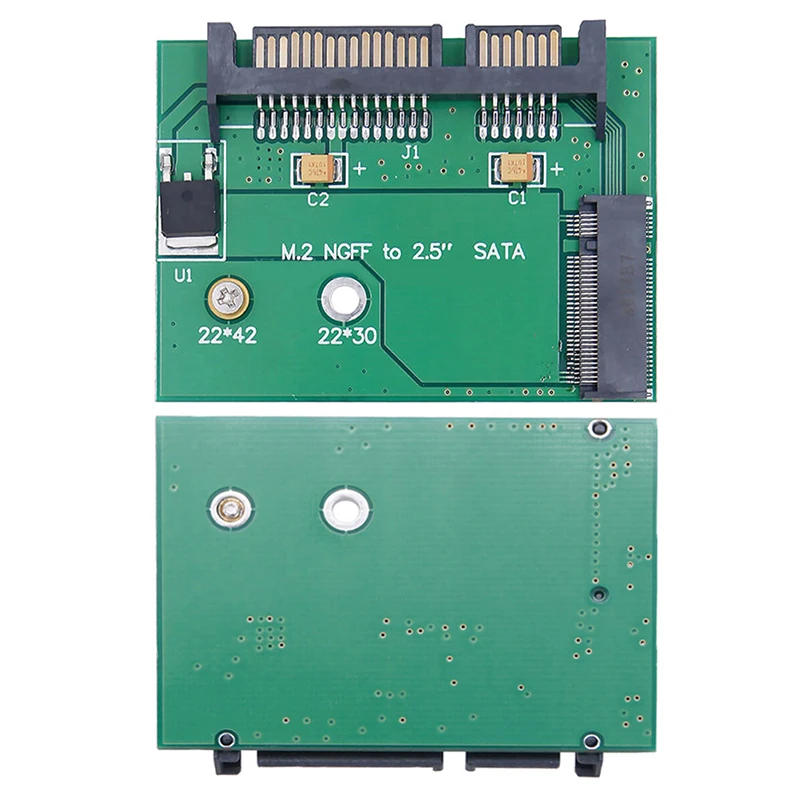 

1Pc M.2 NGFF Ssd Solid State Hard Disk To Half High 2.5 Inch Sata3 Adapter Card