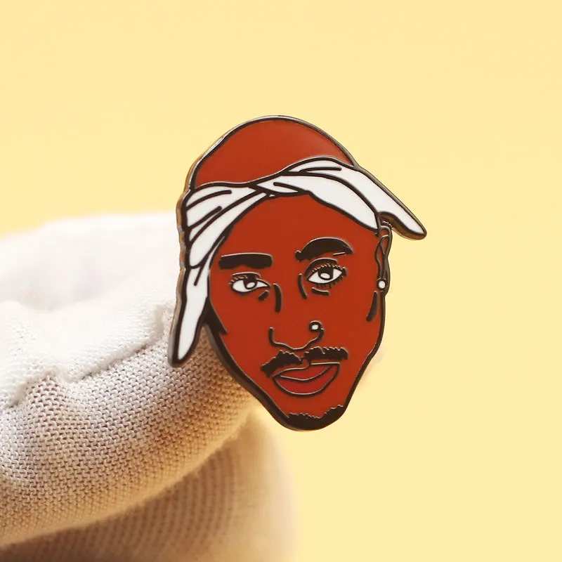 

XM-funny Personalized hip-hop brooch music lovers decorative badge backpack clothing and hat accessories pins