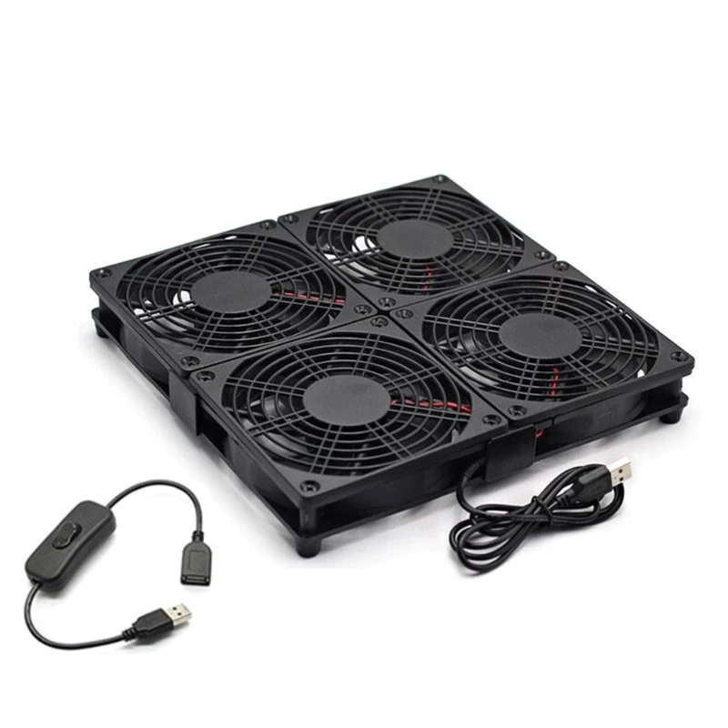 Компактный охлаждающий вентилятор с USB-подключением для защиты электроники