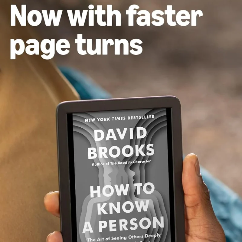 Фото Новый Kindle 11-го поколения 2024 года, 6-дюймовый E-Ink дисплей, 16 ГБ встроенной памяти, Wi-Fi, портативный цифровой ридер для любителей чтения №4