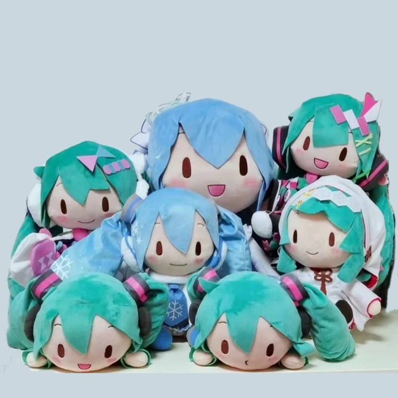 

Genuine Hatsune Miku Plush Toy Kawaii Anime MIKU Doll Cosplay Figure Model Stuffed Dolls Cute Pillow Pendant Bed Ornament Gifts