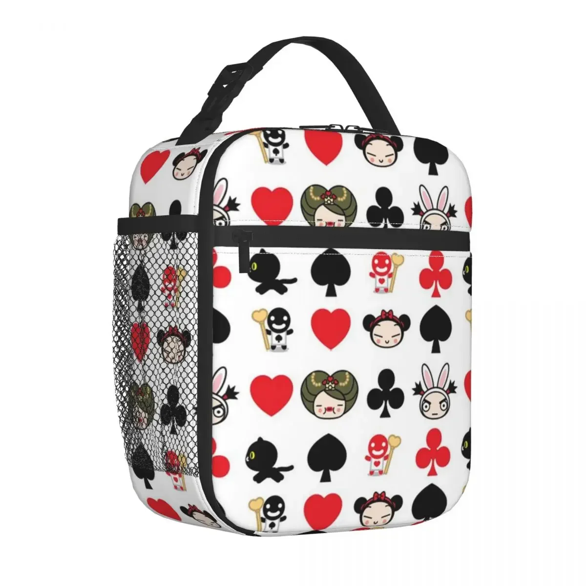 Милая корейская кукла Pucca Garu изолированные сумки для обеда большая вместительная