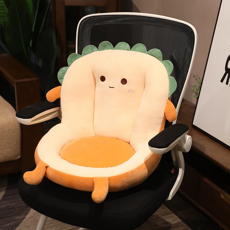 Фото Подушка на сиденье Futon, детская Милая цельная подушка на сиденье, подушка на спинку кресла, встроенная офисная напольная подушка №3