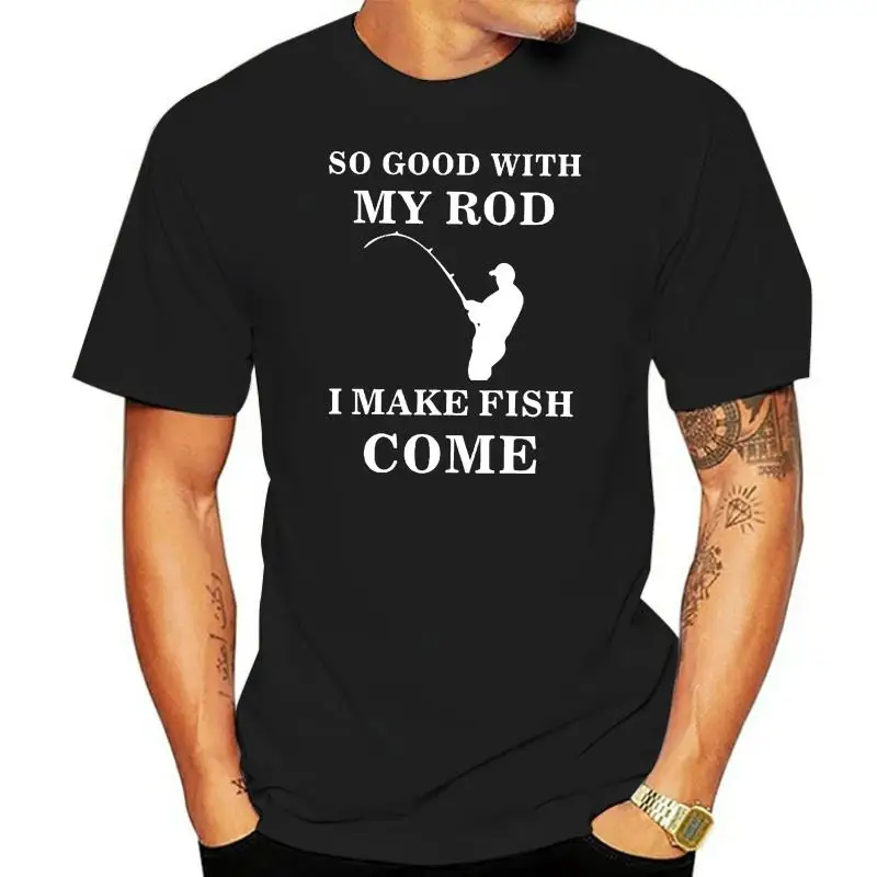

Футболка мужская с надписью «I Make Fisher Come Fishinger»