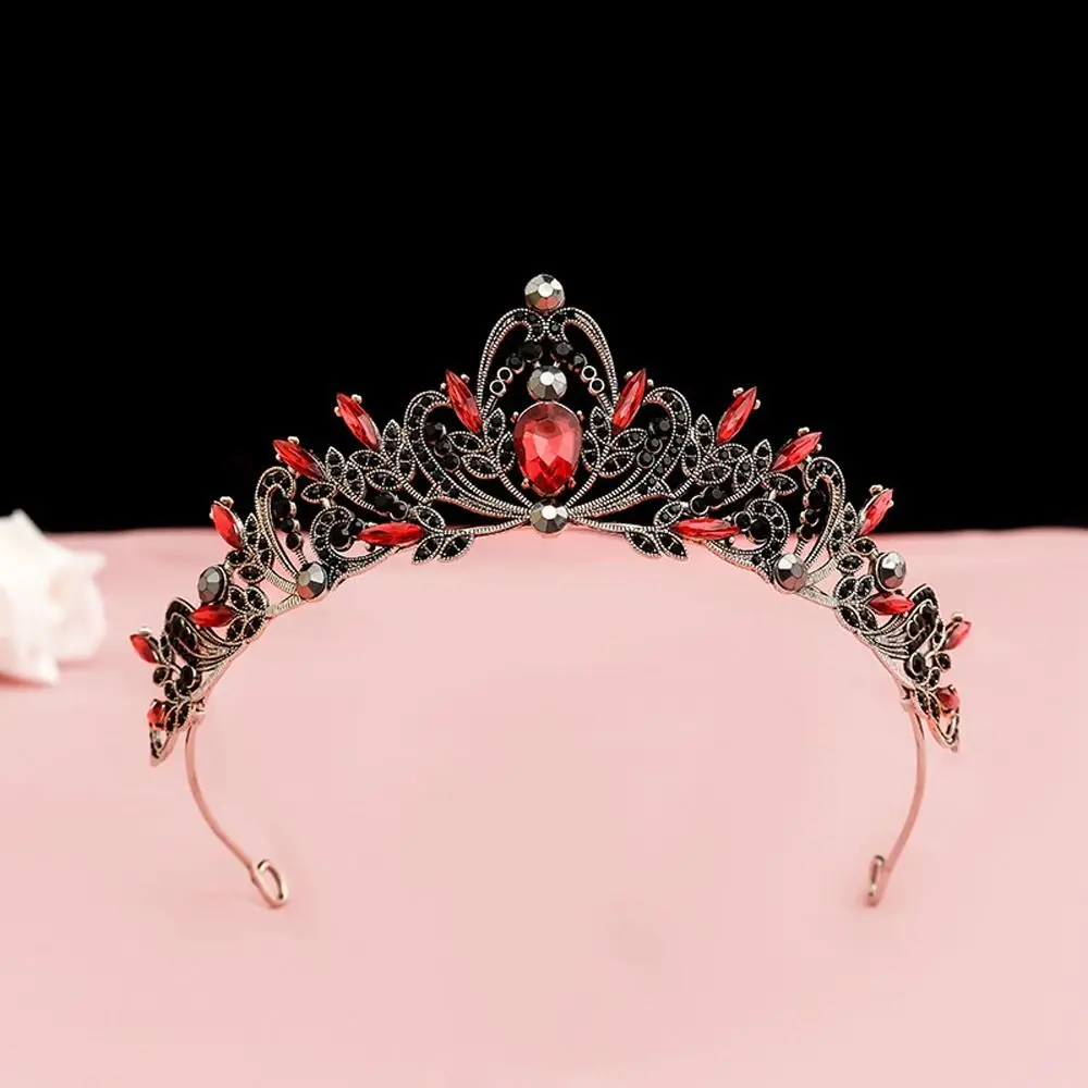 

Princess Baroque Crystal Alloy Wedding Rhinestone Women Hair Accessories Korean Style Headband Tiara Bride Crown