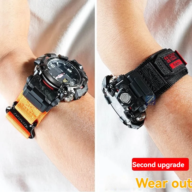 Для G-SHOCK Casio ремешок для часов второго поколения Big Mud King модифицированный GWG2000 GWG-2000 GWG-2040 series мужской холщовый ремешок (art.: 3920cd811313f) - 3920cd811313f