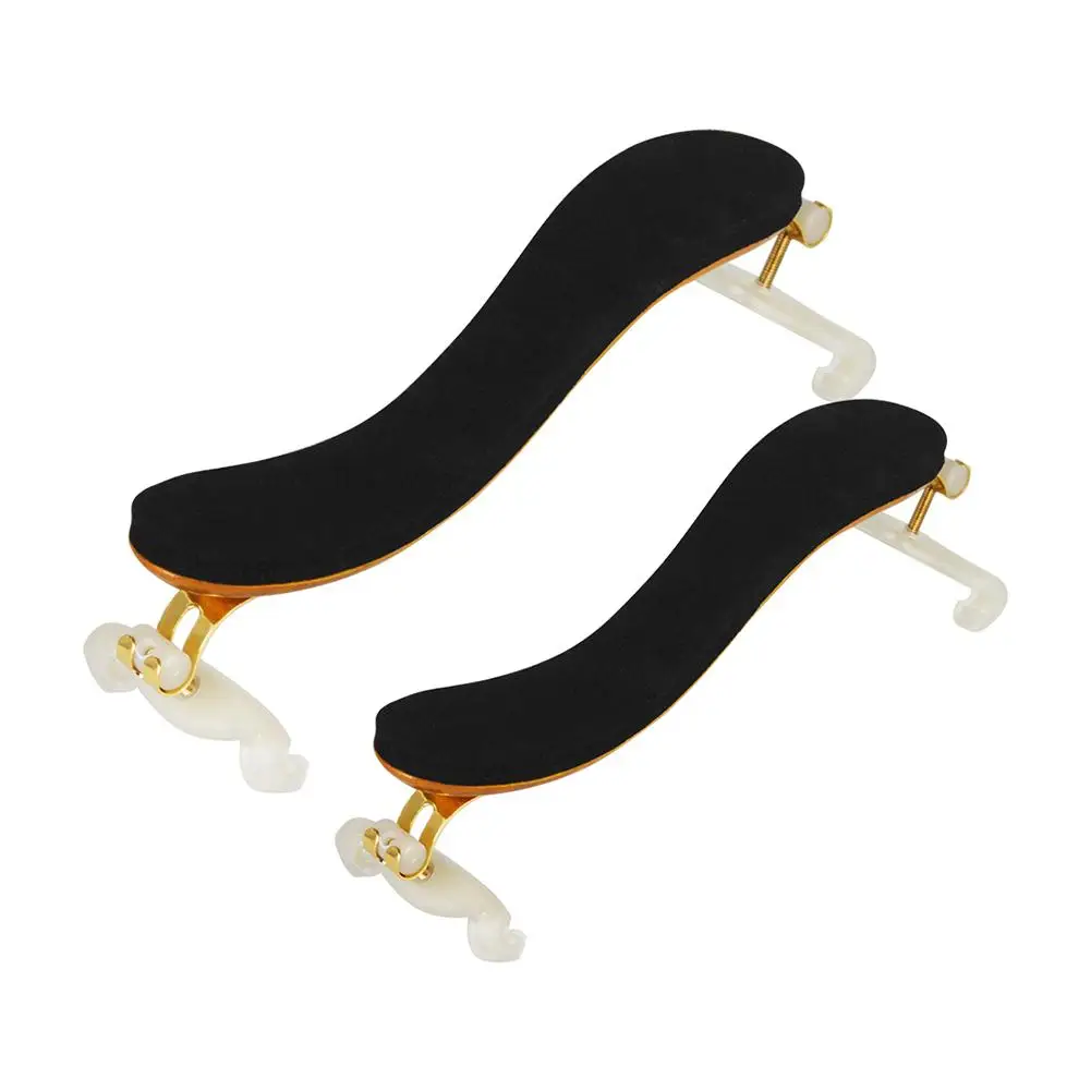 

1/2 4/4 Adjustable Violin Shoulder Rest Pad Support Black Thick Soft Violin Shoulder Rest Padded Solid Wood Non-slip ShoulderPad