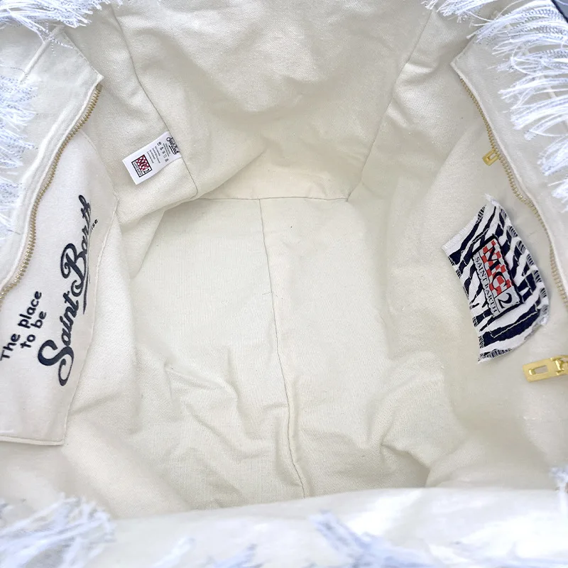 Осенне-зимняя новинка от SAINT BARTH Женская вместительная Повседневная Холщовая