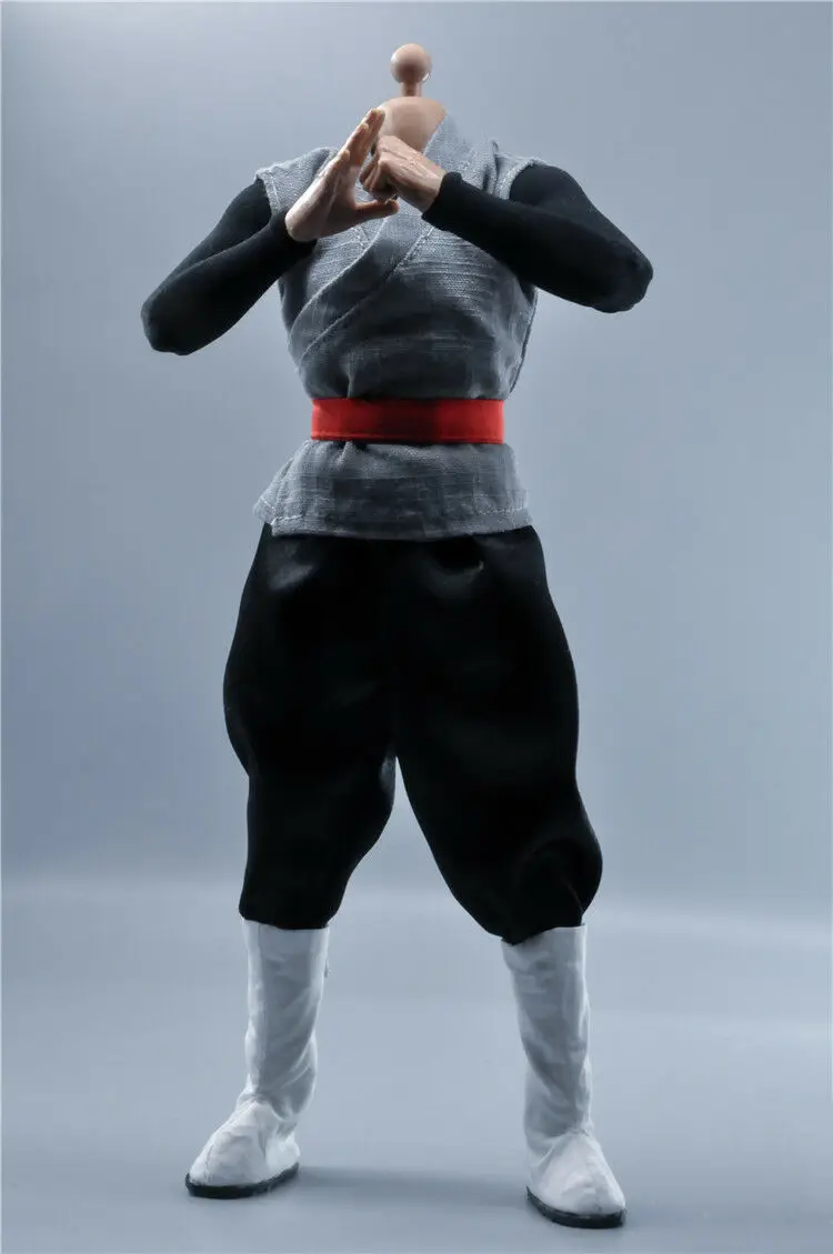 

1:6th Anime Costume Sun Wukong Black Goku For HT MX2.0 Figure