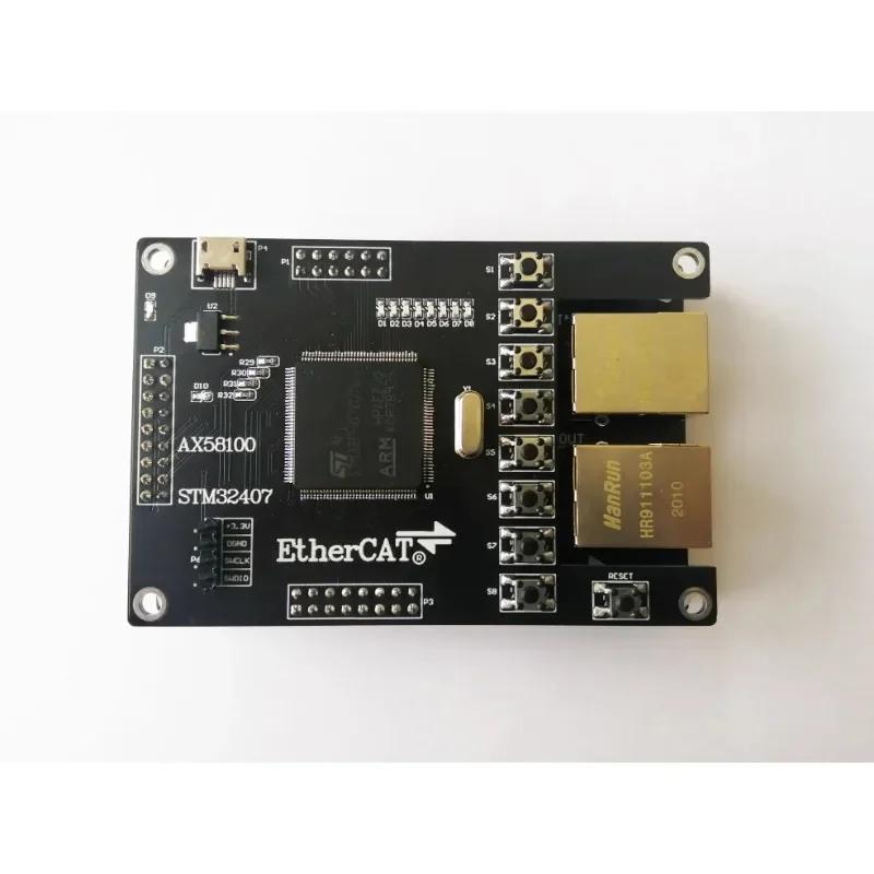 AX58100 Slave макетная плата EtherCAT 16IO CIA402