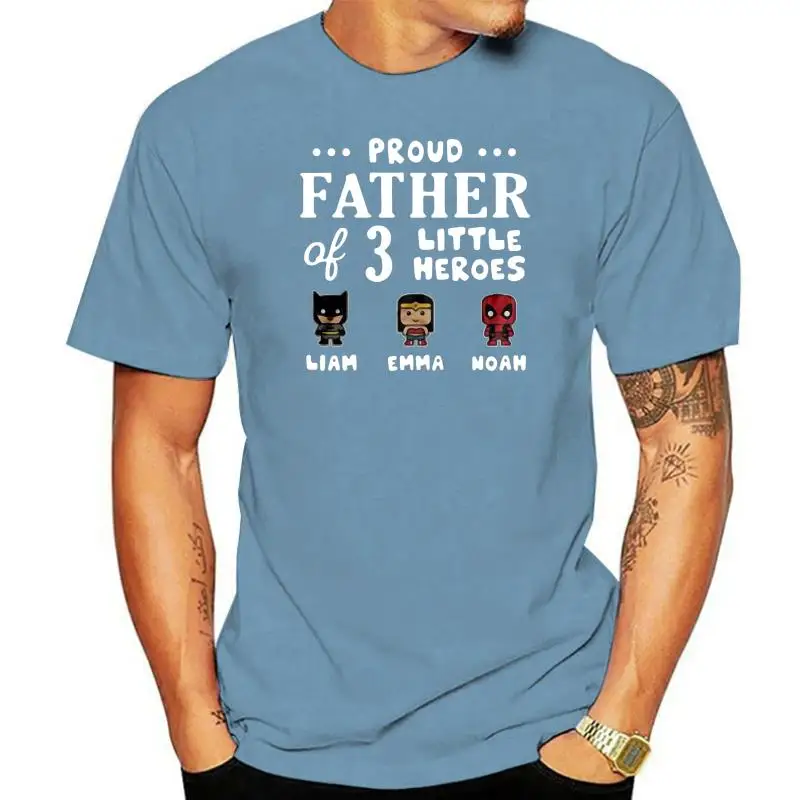 

Мужская футболка, женская футболка с принтом гордого отца 3-х героев Лиама Ноя