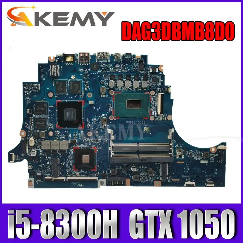 

Akemy For HP 15-DC TPN-Q211 motherboard L24330-601 L24330-001 DAG3DBMB8D0 SR3Z0 i5 8300H N17P-G0-A1 GTX1050 4GB