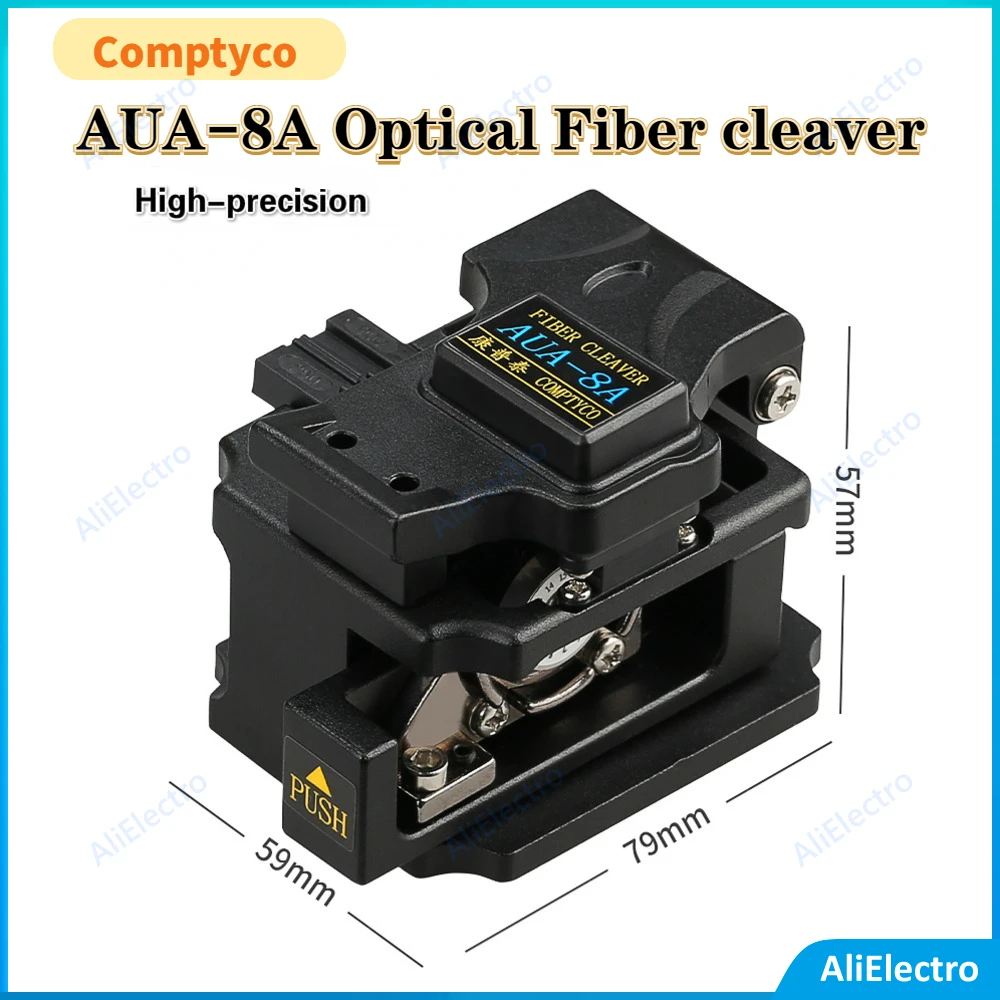 

Comptyco AUA-8A Optical Fiber cleaver cutting knife cable High-precision fiber cleaver Fiber cutting tool free shipping