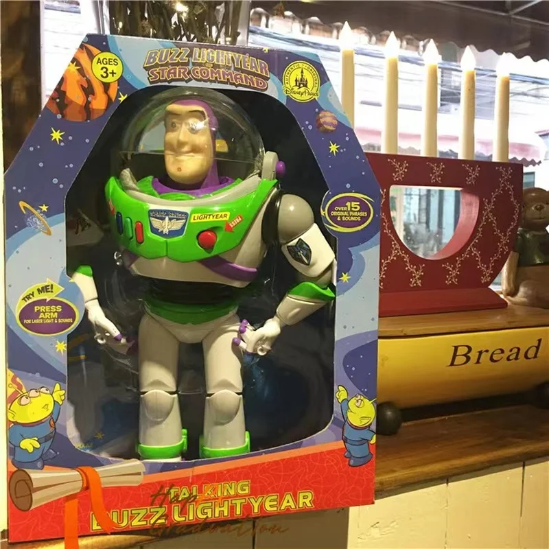 Disney Pixar Toy Story 4 Woody Jessie Buzz Lightyear Talking Action Figures Cloth Body Model Doll Limited Collection Genuine