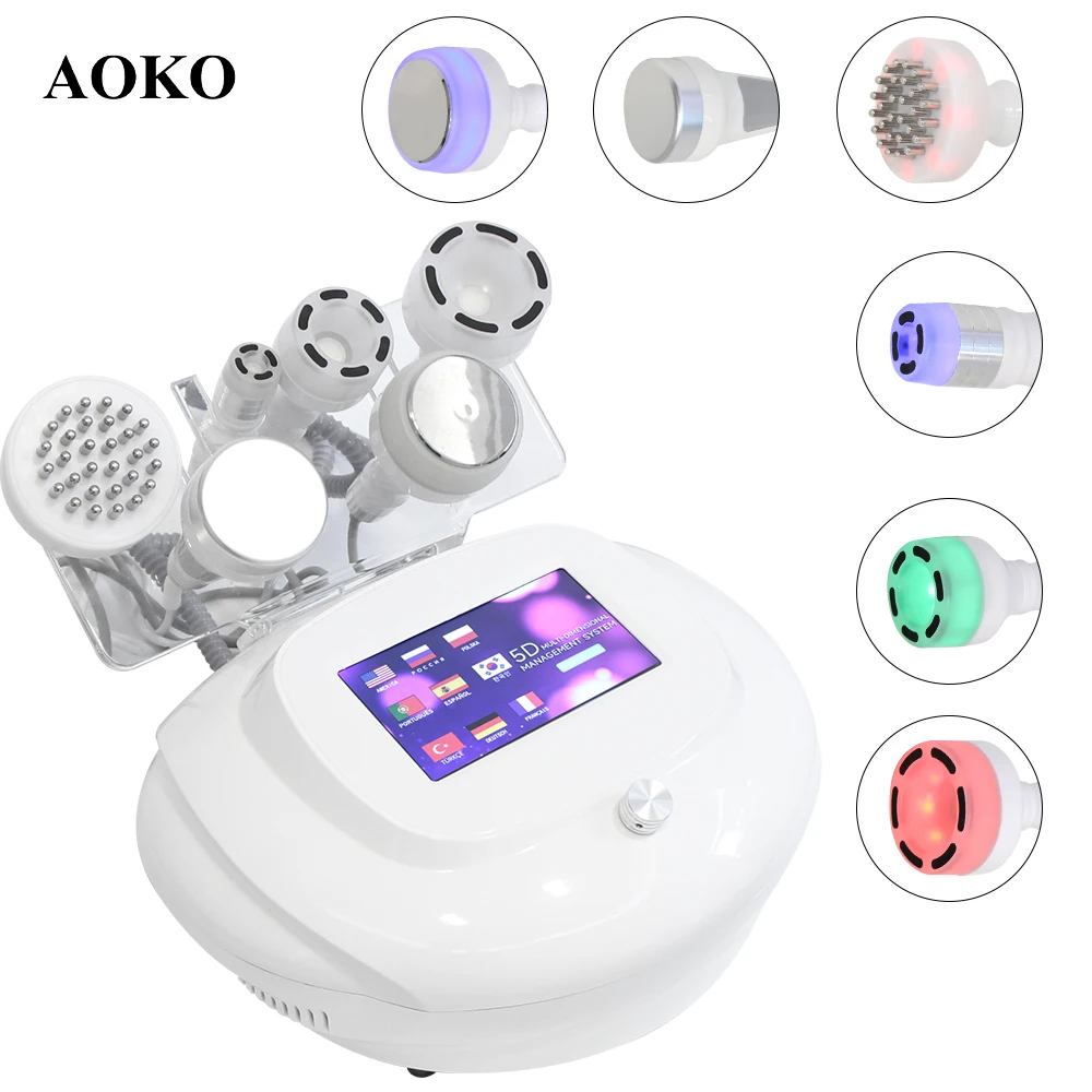 AOKO 120K вакуумный 5D кавитационный аппарат сжигание жира целлюлитный удаление тела