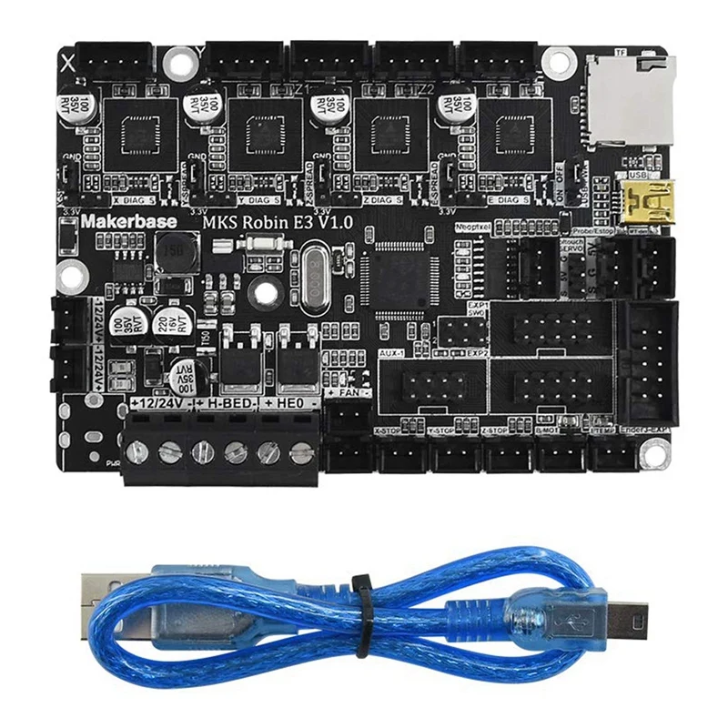 

MKS Robin E3, MKS Robin E3 32Bit Board With UART Silent Board 2.0 For Creality CR10 Ender-3