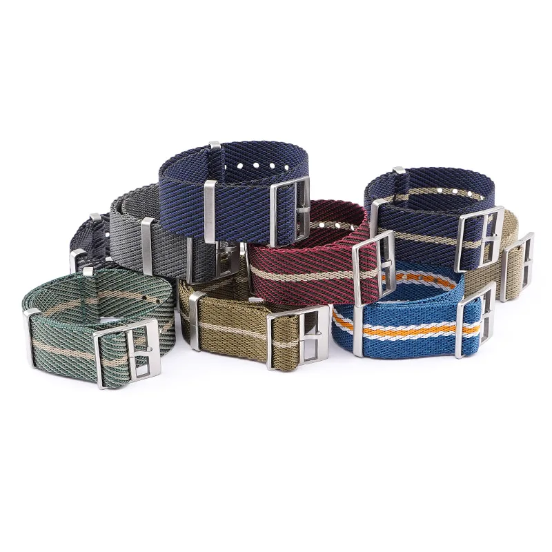 High Quality Nylon Strap 18mm 20mm 22mm 24mm for Samsung Galaxy James Bond 007 Military Casual Watchband Army Sport Replace