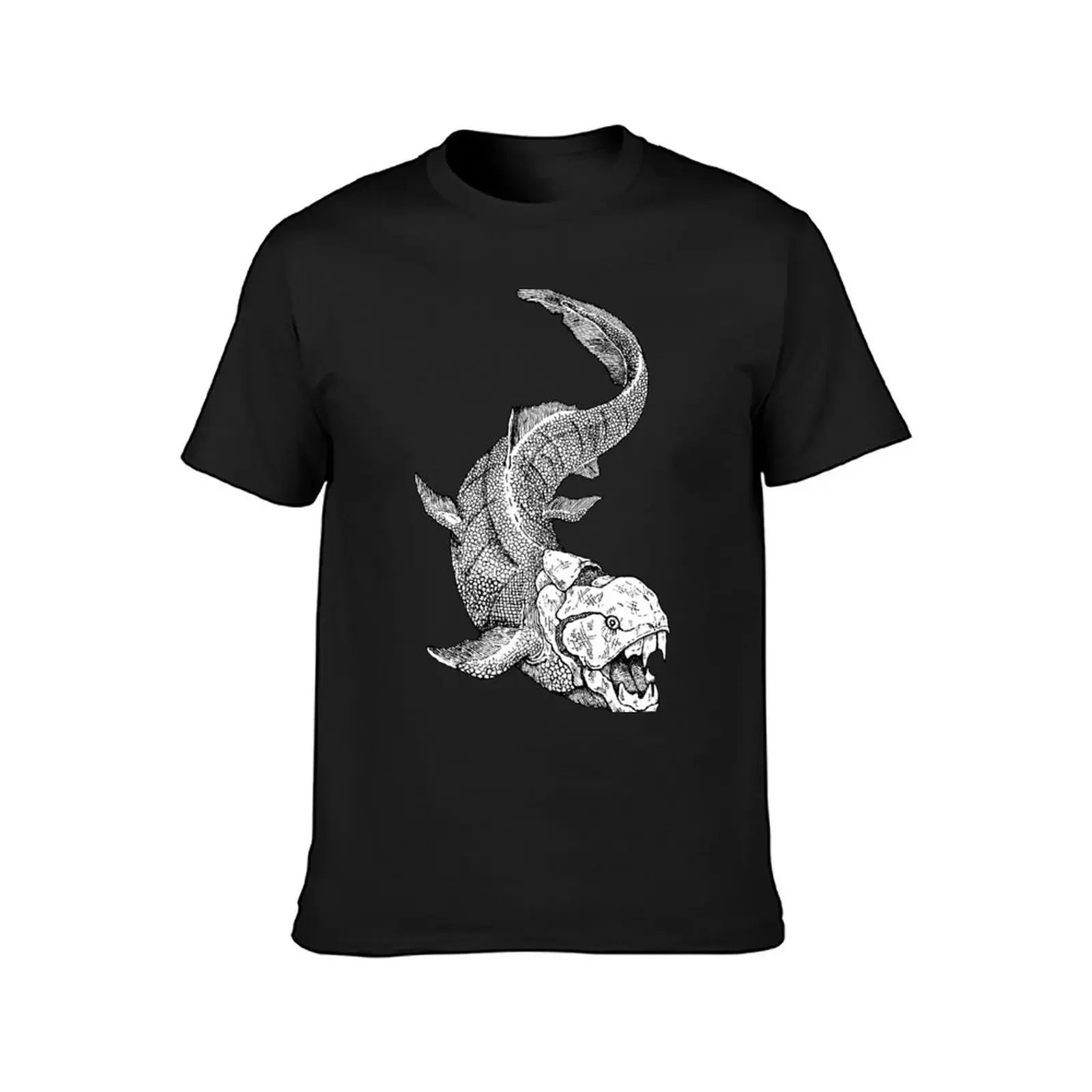 Футболка Dunkleosteus по индивидуальному заказу таможенный дизайн ваши собственные
