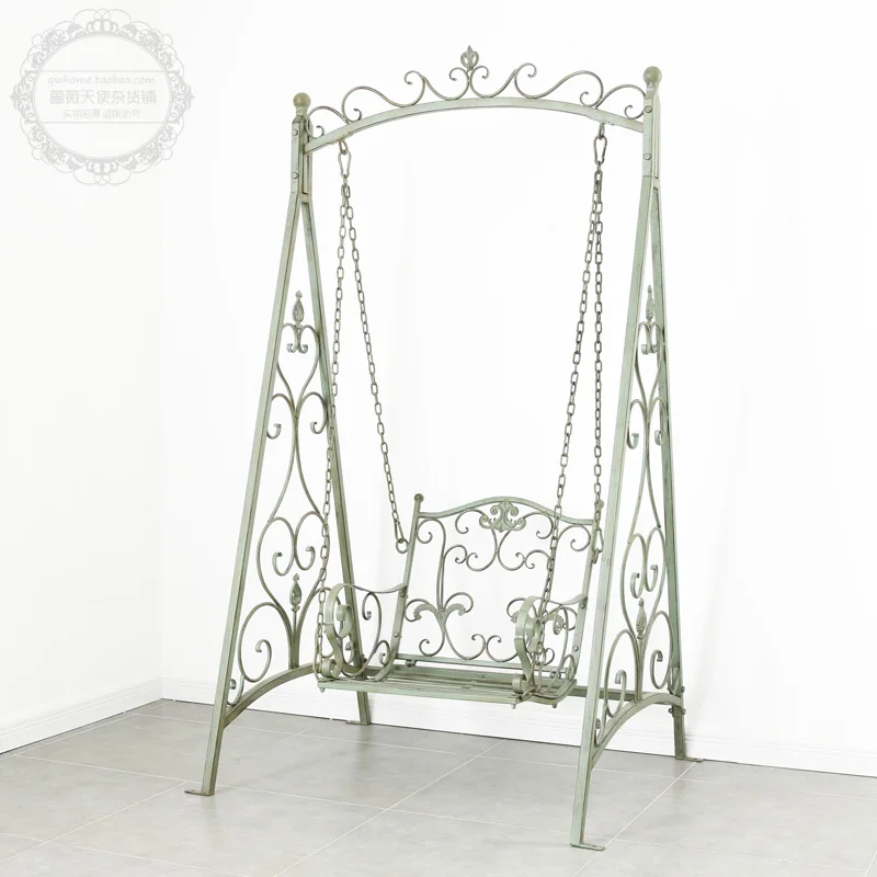Уличные качели для террасы подвесной гамак с металлическими качалками уличная
