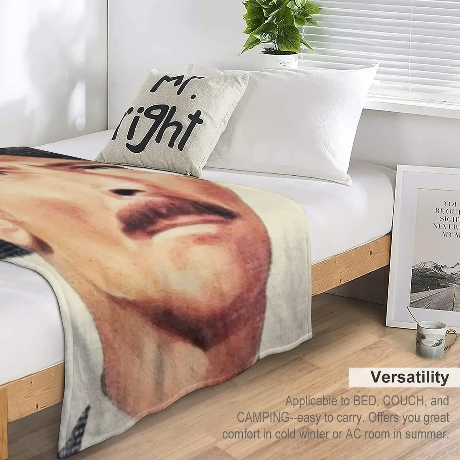 Ли Ван Клеф кинолегенда плед для декоративного дивана винтажные одеяла