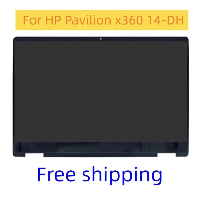 

14Inch For HP Pavilion x360 14-DH 14M-DH00 14-dh0706nz 14T-DH100 Touch Screen Digitizer Assembly Replacement with Frame HD FHD