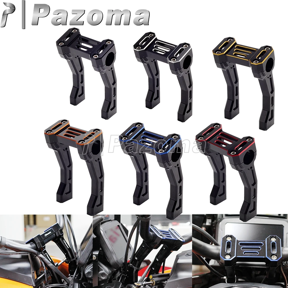 

6 цветов CNC 6,3 "Pullback Risers мотоциклетный Зажим На Руль Riser для Harley Pan America 1250 RA1250 Special RA1250S 2021 2022