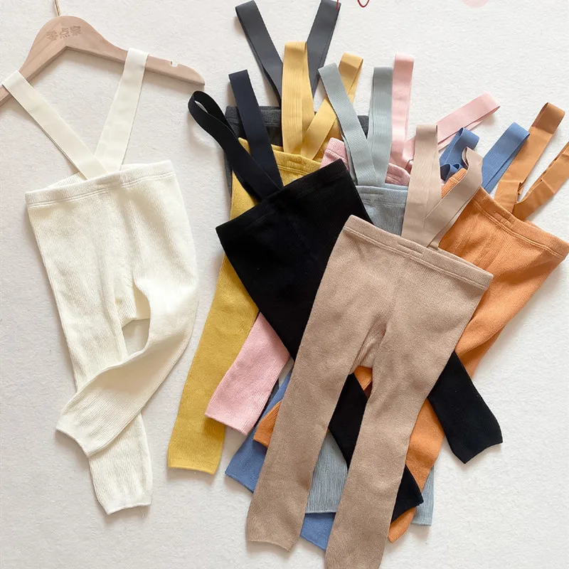 

Детские колготки на подтяжках на весну и осень, колготки для маленьких девочек и мальчиков, одежда для маленьких девочек, леггинсы с высокой талией и перекрестными лямками