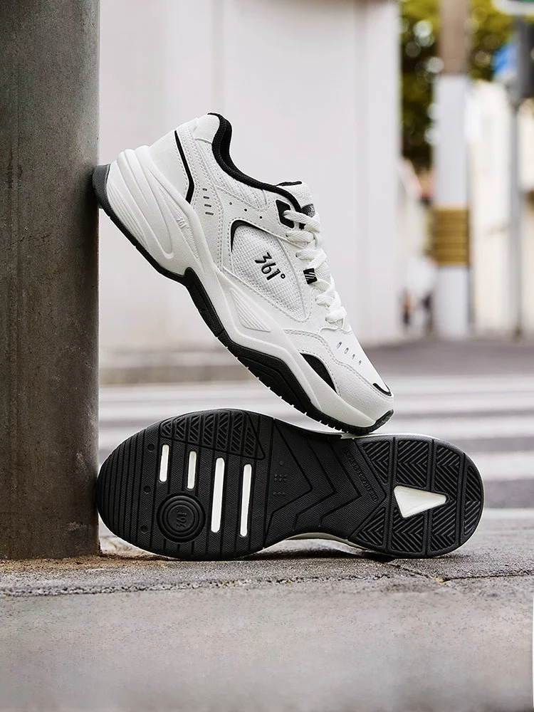 36 Degrees Women's Shoes Sneaker 2024 Autumn New Retro Non-Slip Wear-Resistant Running Dad