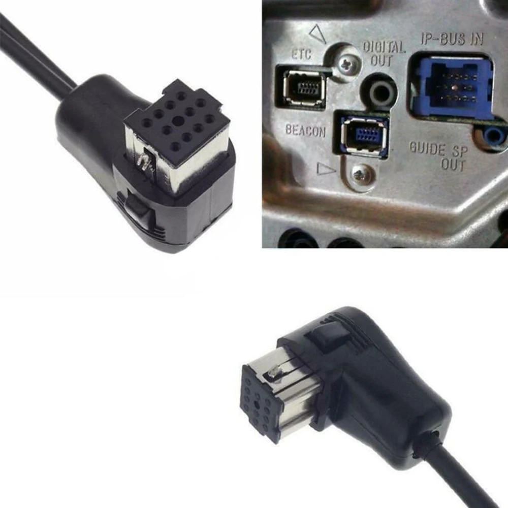 Car Bluetooth 5.0 Aux Cable W/ Microphone Hands-free For Pio