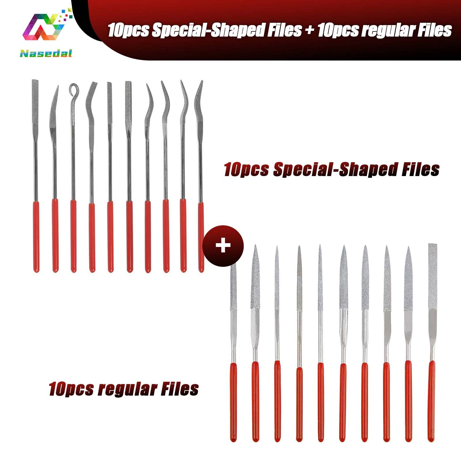 

Наножный набор алмазных надфилей специальной формы, 10 шт., инструменты для удаления ржавчины, резьбы по дереву для заточки модели Gundam, керамические ювелирные изделия