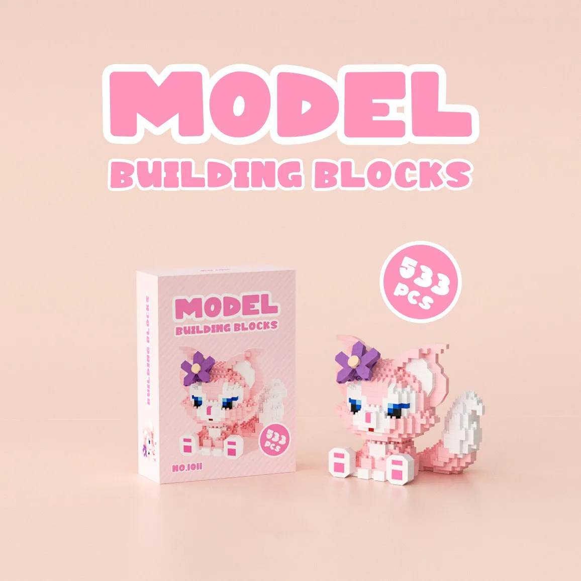 

Disney Friends Linabell Stellalou Building Blocks Duffy Cookie Gelatoni Mini Micro Brick Figure Toys For Kids Girls Gift
