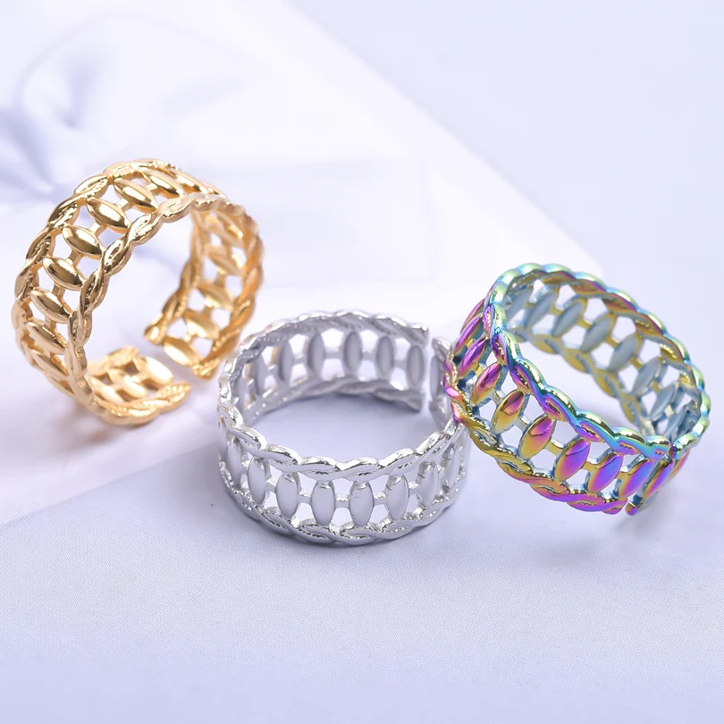 

Stainless Steel Gold Color Rhombus Rings For Women Vintage Punk Hip Hop Geometry Style Ring Party Accessories Gift Bijoux Femme