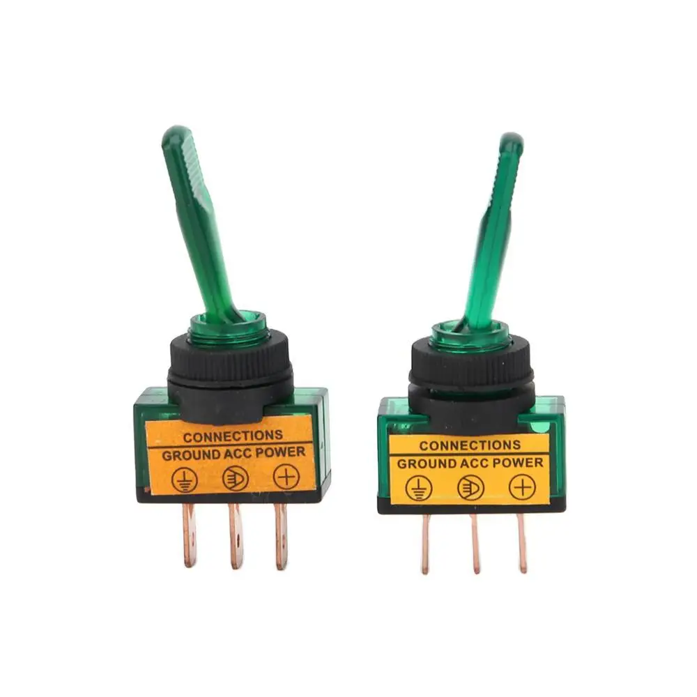 Переключатель SPST с 3 контактами и длинной ручкой 20 А 12 в пост. Тока/24 Тока