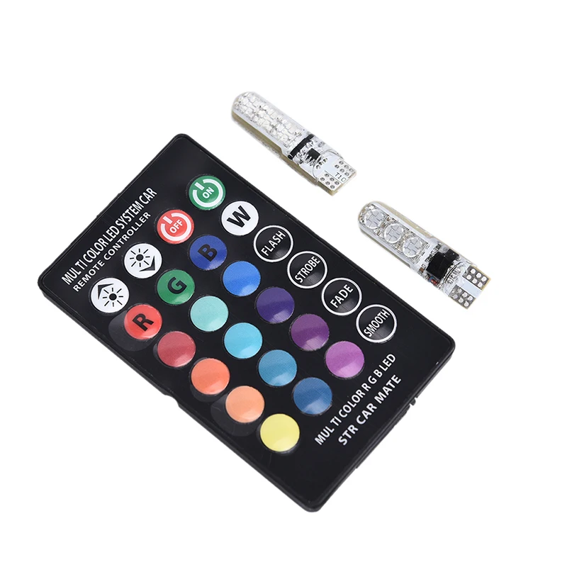 Лампа T10 5050 W5W 6 SMD с дистанционным управлением 2 шт.