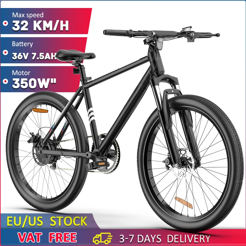 

350W Electric Bike for Adults,26" Electric Bicycle 32KM/H 70KM Range Electric Bike 36V 7.5AH E-Bike